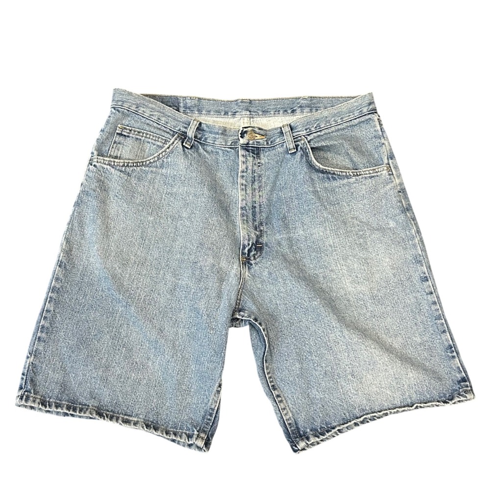 Wrangler Originals Mens Relaxed Fit Denim Shorts Light Wash Blue 36 60GT3MS